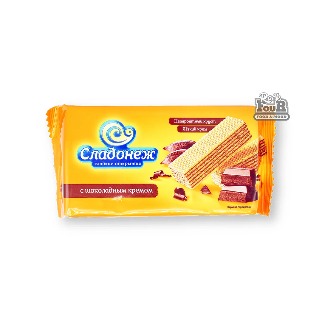 Вафли «Сладонеж» с шоколадным кремом 170г